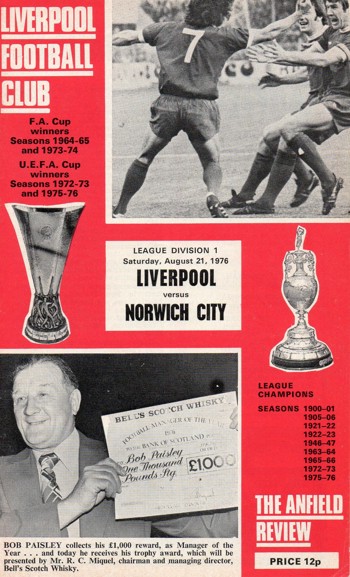 Match programme